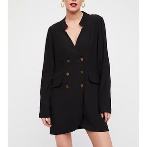 Sold out Free People navy suit dress